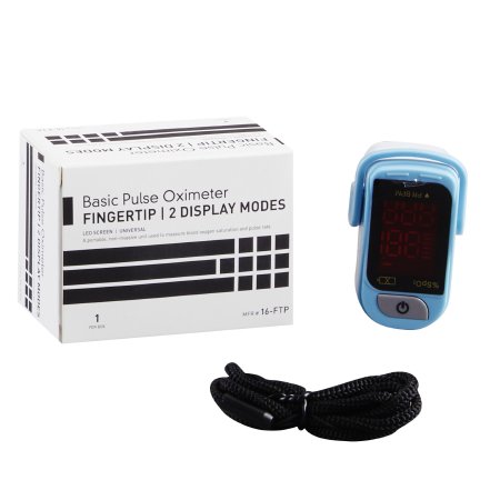 EACH: Fingertip Pulse Oximeter McKesson Battery Operated Without Alarm
