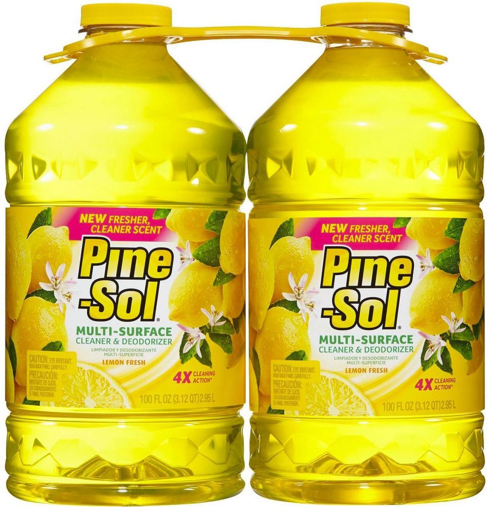 Pine-Sol All-Purpose Cleaner, Lemon Fresh (100 oz. bottles, 2 pk