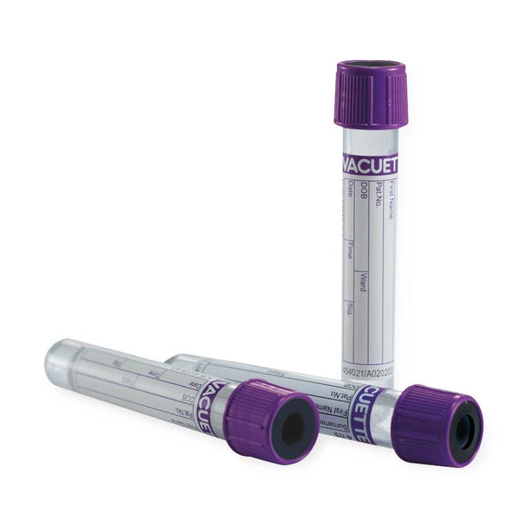 VACUETTE K3 EDTA Blood Collection Tubes 4ml Lavender