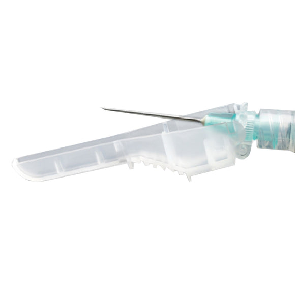 BOX/100: Safety Hypodermic Needle McKesson Prevent® 1-1/2 Inch Length 21 Gauge