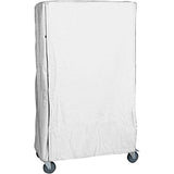 EACH: Quantum CC243663WNV White Nylon Cart Cover with Velcro® Closure for 24" x 36" x 63" Shelving