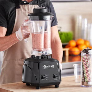1 EACH: Galaxy GBB640T 3 1/2 hp Commercial Blender with Toggle Control and 64 oz. Tritan Plastic Jar