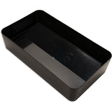TrimLine™ Rectangle Swing Top Waste Container Trash Can Lid 15 and 23 Gallon - Black