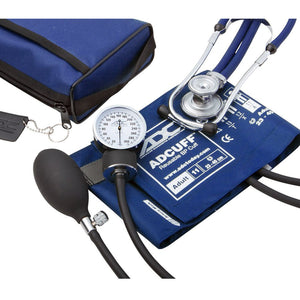 1 COMBO SET; Reusable Aneroid / Stethoscope Set Pro's Combo II™ 23 to 33 cm Adult Cuff Dual Head Sprague Stethoscope Pocket Aneroid