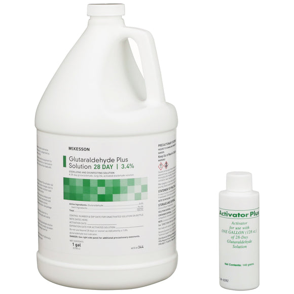 GALLON/Glutaraldehyde High-Level Disinfectant REGIMEN® Activation Required Liquid 1 gal. Jug Reusable