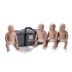 BOX/4: CPR Manikin Pack With CPR Monitor Prestan® Gender Neutral Infant