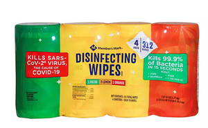 Member's Mark Disinfecting Wipes, Variety Pack (78 wipes/pk., 4 pk