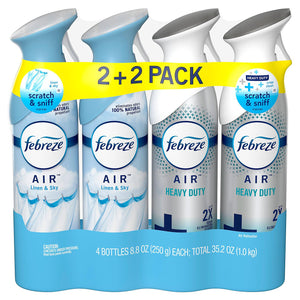Febreze AIR Freshener Linen & Sky-4 pack