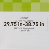 Round Handle Cane McKesson Aluminum 29-3/4 to 38-3/4 Inch Height Chrome; 1065221