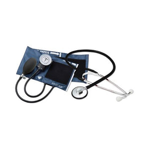 Combo Kit For Nurses and Students Adult Size Nylon Cuff 21 Inch Stethoscope Tube Nurse Style Stethoscope
