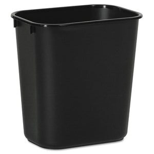 Soft-Sided Wastebasket, 14 qt, Plastic, Black