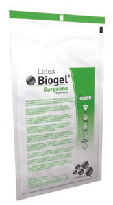 Surgical Glove Biogel® Surgeons Size 8 Sterile Latex Standard Cuff Length Micro-Textured Straw Not Chemo Approved
