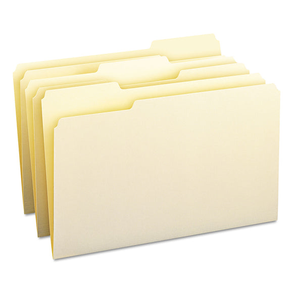 Top Tab Manila File Folders, 1/3-Cut Tabs - 100/Box