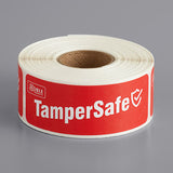 ROLL/250: TamperSafe 1" x 3" Customizable Red Paper Tamper-Evident Label