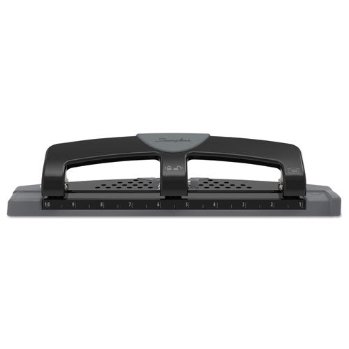12-Sheet SmartTouch Three-Hole Punch, 9/32