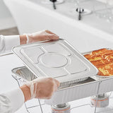 PACK/20: Choice Foil Steam Table Pan Lid - Half Size