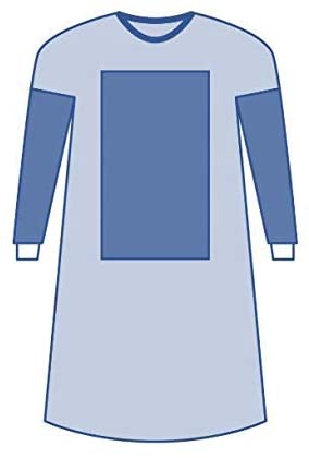 Zhende AAMI3 Surgical Gown with Reinforcement, 45g/m2 SMS, Level 3, AAMI3,FDA Registered, 26 Packs, Size XXL