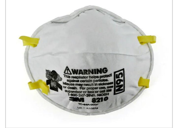 3M, N95 Respirator Masks, NIOSH; Model: 8210