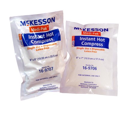 Hot Pack McKesson Instant Chemical Activation General Purpose Small 5 X 7 Inch