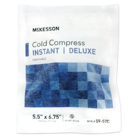 Instant Cold Pack McKesson Deluxe General Purpose Small 5-1/2 X 6-3/4 Inch Soft Cloth Disposable