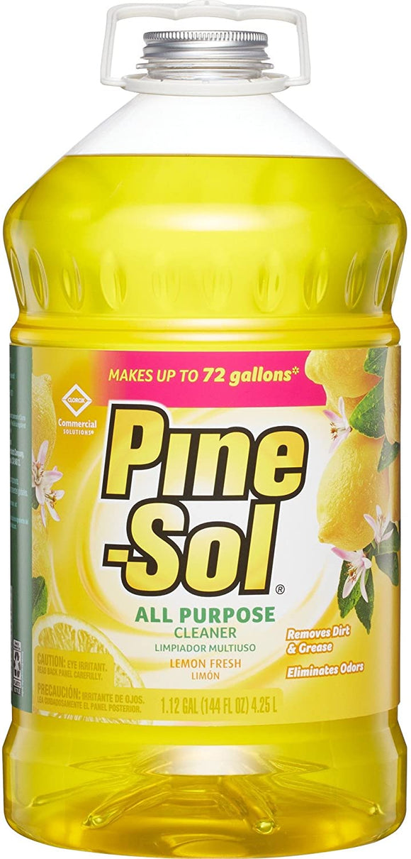 Clorox Pine Sol® All-Purpose Cleaner, Lemon Fresh Scent, 144-Oz Bottle