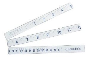 Measurement Tape 24 Inch Paper Disposable English / Metric