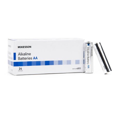 Alkaline Battery McKesson AA Cell 1.5V Disposable