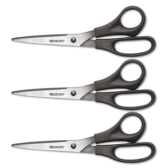 PACK/3: Value Line Stainless Steel Shears, 8