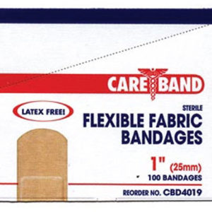 Adhesive Strip Careband™ 1 X 3 Inch Fabric Rectangle Tan Sterile