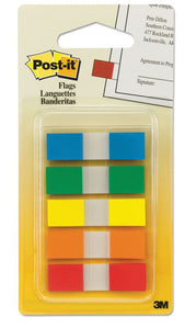 Page Flags in Portable Dispenser, Assorted Primary, 20 Flags/Color
