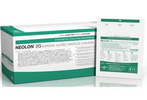 Neolon 2G PF Neoprene Surgical Gloves Size 9, 200pair/cs