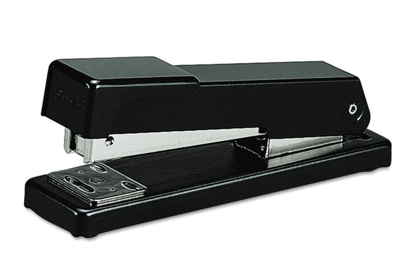 Compact Desk Stapler, 20-Sheet Capacity, Black