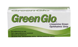 Green Glo Lissamine Green 1.5 mg Strip Box 100 Strips