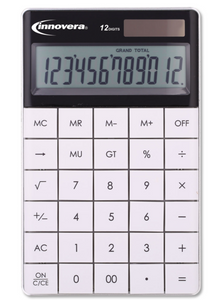 15973 Large Button Calculator, 12-Digit, LCD