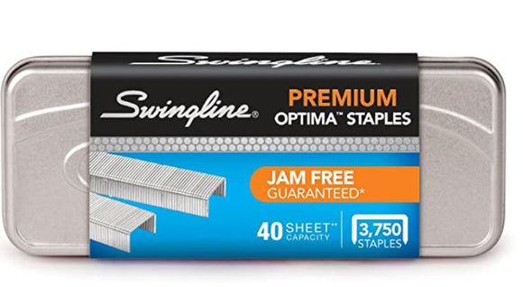 Swingline Staples, 40 Sheet Capacity, 210/Strip, 3750/Box, 1 Pack (35556)