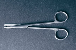 Dissecting Scissors McKesson Argent™ Metzenbaum 7 Inch Length Surgical Grade Stainless Steel NonSterile Finger Ring Handle Straight
