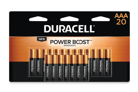 Power Boost CopperTop Alkaline AAA Batteries, 20/Pack