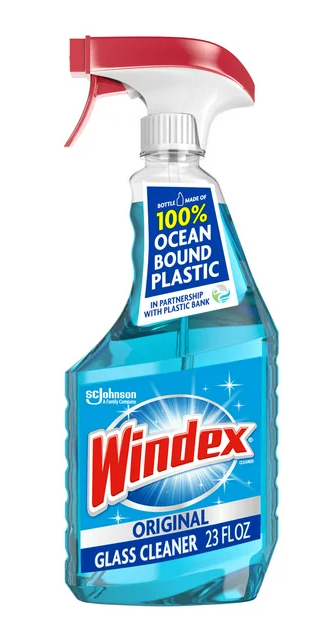 Windex Glass Cleaner, Original Blue, Spray Bottle, 23 fl oz