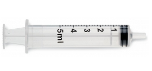 Sterile Luer-Slip Syringe, 5 mL, 400/case