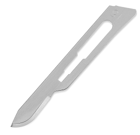 Sterile Disposable Carbon-Steel Blades, #15
