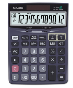 DJ120D Calculator, 12-Digit LCD;EA
