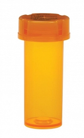 Plastic Pharmacy Vials with Child Resistant Cap