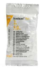 3M Scotchcast Plus Casting Tape 82002, White, 2" x 4 yd.