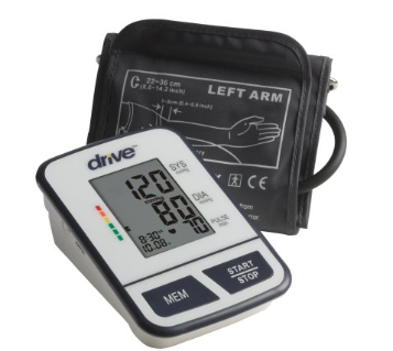 Digital Blood Pressure Monitoring Unit Drive™ 1 - Tube Automatic Inflation Adult Large Cuff