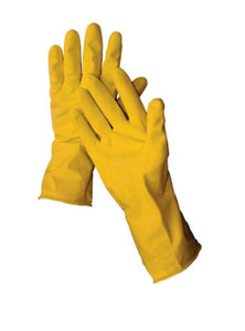 Gloves, Medium, 12", 16 Mil, Latex, Flock Lined