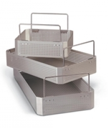 Perforated Aluminum Tray, 3/4 Size, 15.75