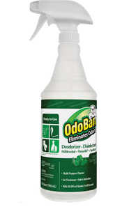 OdoBan RTU Disinfectant Spray & Sanitizer; Eucalyptus Scent 32oz Spray Bottle