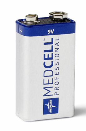 MedCell Alkaline Battery, 9V-12/Box
