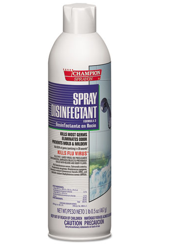Champion Spray Disinfectant, 16oz Can