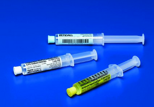 Monoject PreFill™ IV Flush Solution Sodium Chloride, Preservative Free 0.9% Injection Prefilled Syringe 2.5 mL Fill in 3 mL